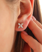 Demi fine Flower Dainty Stud