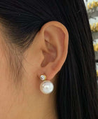 Ball of Pearl Gold Earrings✨