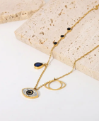 Mioni Evil Eye Gold Necklace