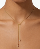 Savanna Long Diamond Drop Necklace✨