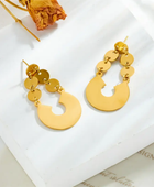 Yoshi Gold Statement Earrings❤️