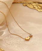Segue Double Heart Diamond Necklace