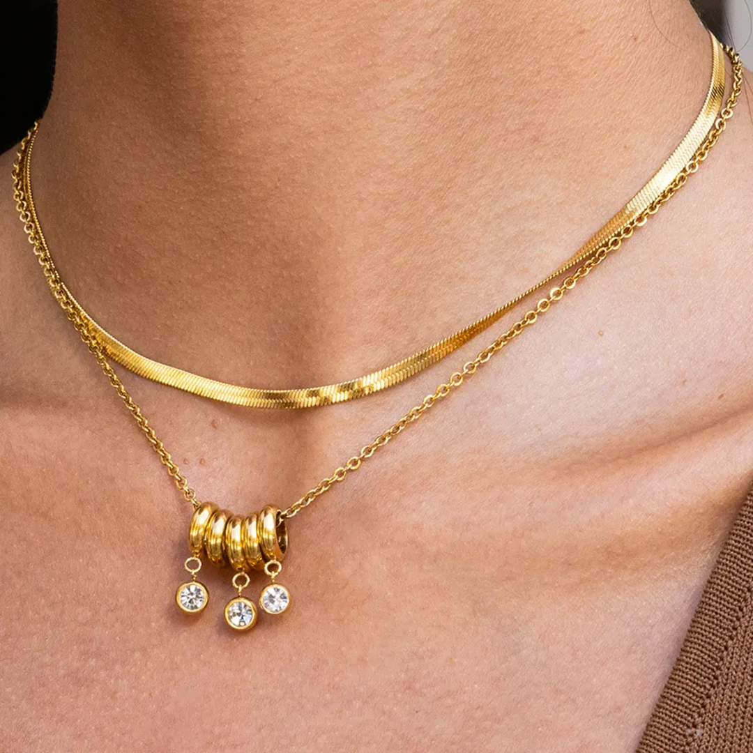 Virasi Layered Diamond Necklace