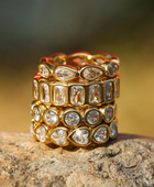 Zoya Crown Heart Gold Ring