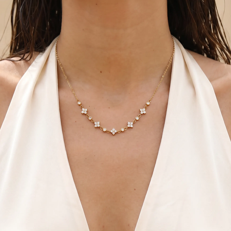 Wezi Clovy Diamond Necklace