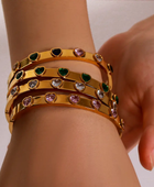Pitty Green Heart Cuff