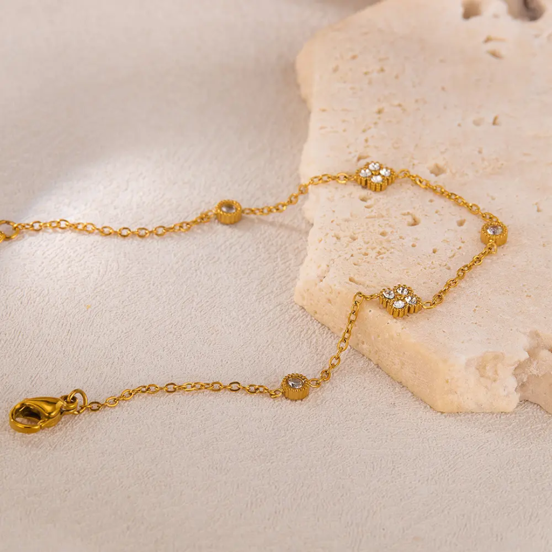 Havana Mini Clover Bracelet