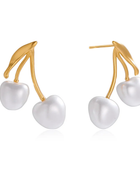 Dezi Pearl Cherries Earrings