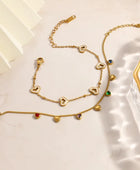 Lecia Heart Charm Bracelet