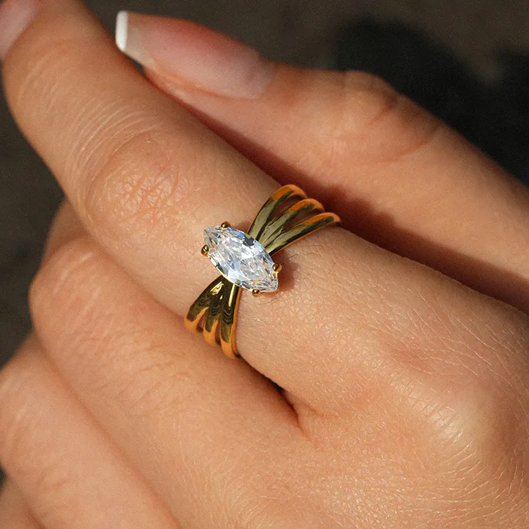 Piarsi Diamond Statement Ring