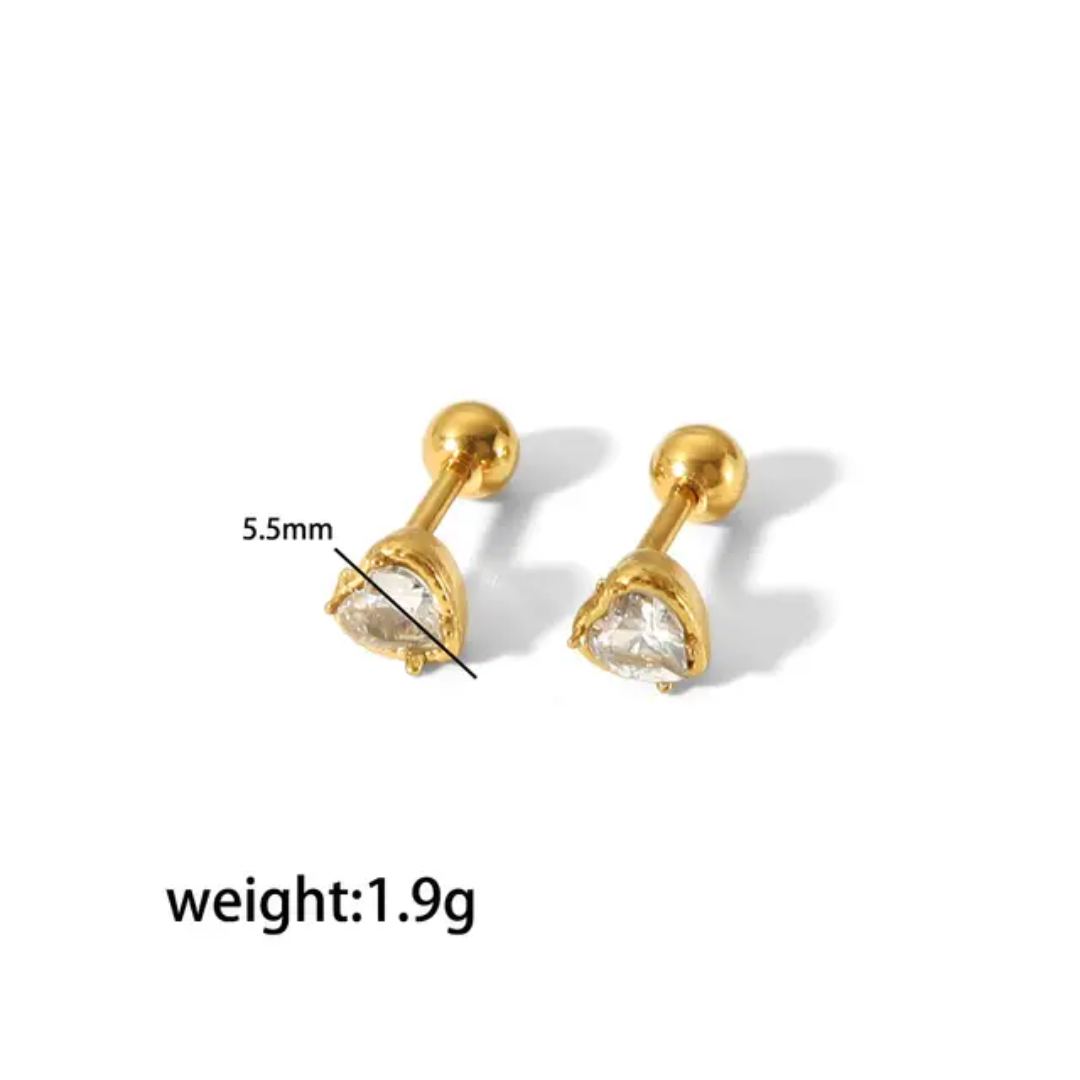 Piercing Minimal Gold Studs✨