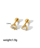 Piercing Minimal Gold Studs✨