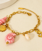 Candy Colours Shell Charm Bracelets
