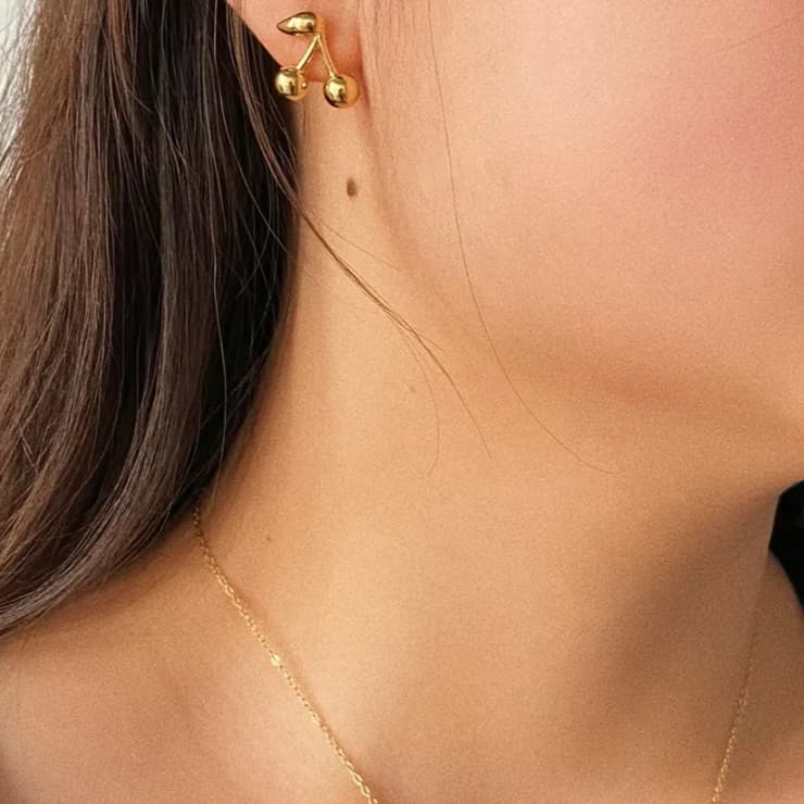Baby Cherry Earrings