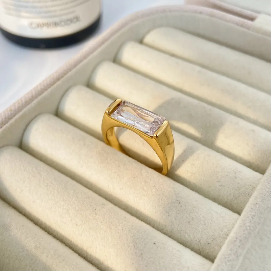 Statin Big Diamond Ring✨
