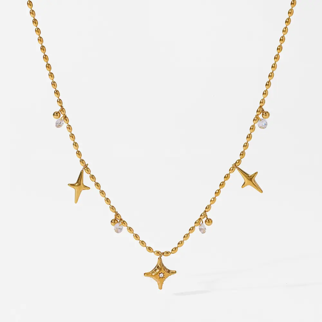 Patrica Charm Diamond Necklace