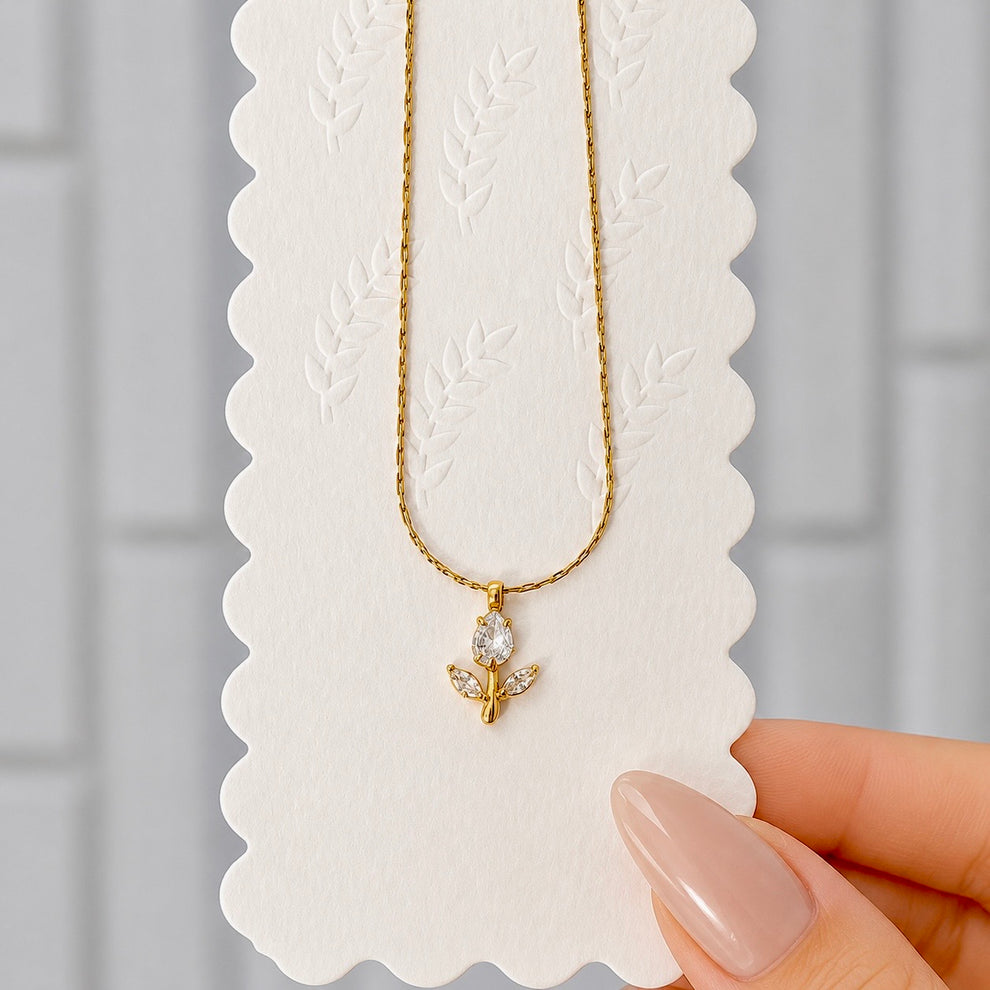 Little Tulip Diamond Necklaces