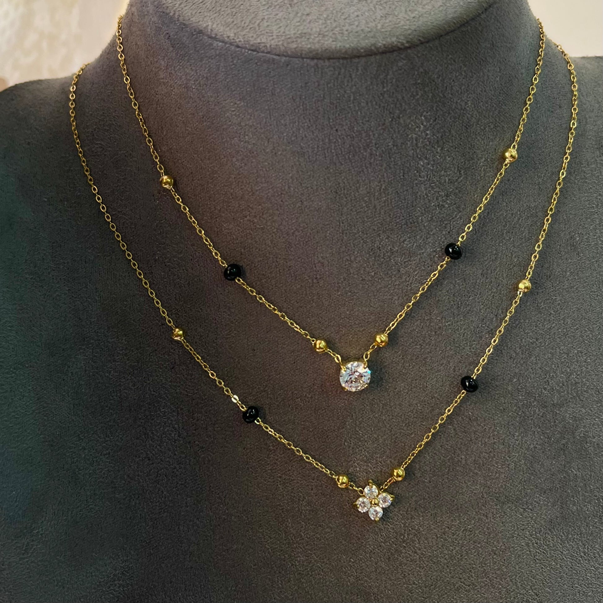 Zeraki  Minimal Diamond Mangalsutra