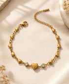 Merina Heart Linked Bracelet