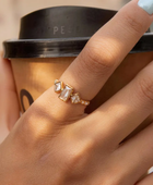 Charmi Solitaire Gold Ring