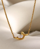 Hosana Drop Diamond Twisted Necklace