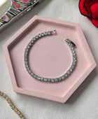 Claro Square Tennis Bracelets