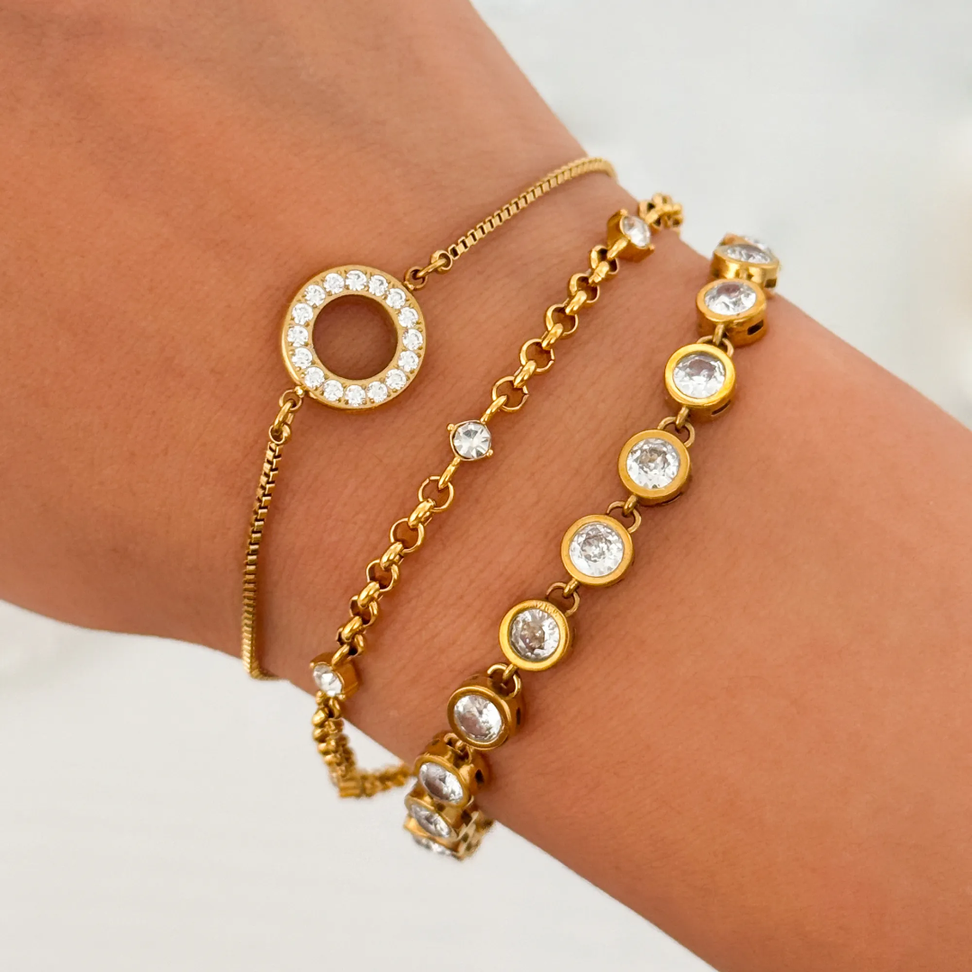 Starlink Diamond Gold Bracelet