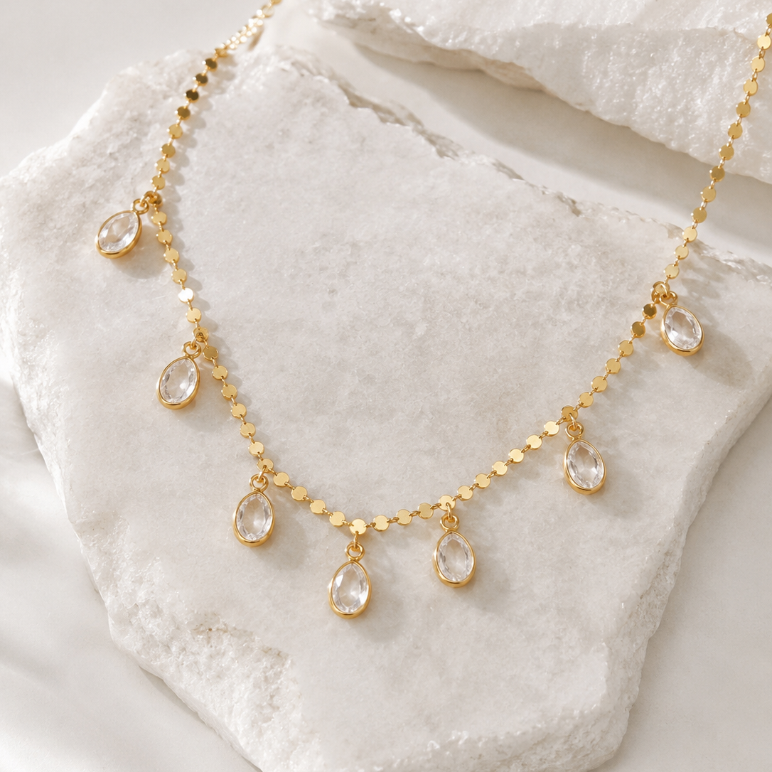 Ruby Princess Drop Necklace