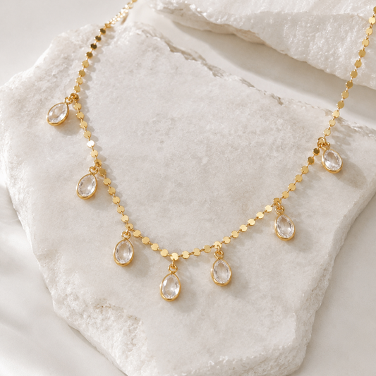 Ruby Princess Drop Necklace