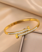 Noila Diamond Gold Cuff