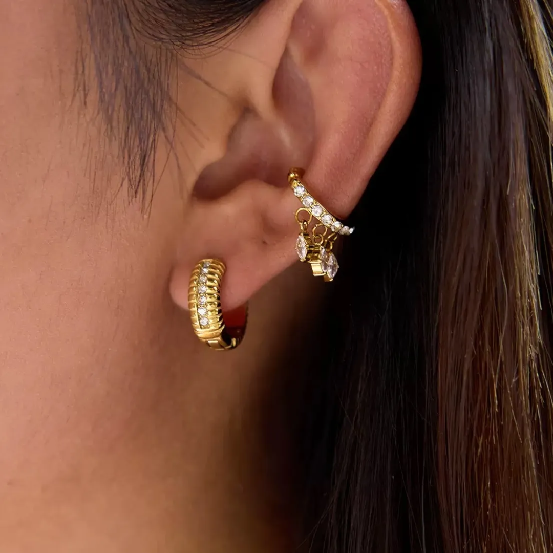 Monica Dazzling Diamond Earcuffs(SINGLE)✨