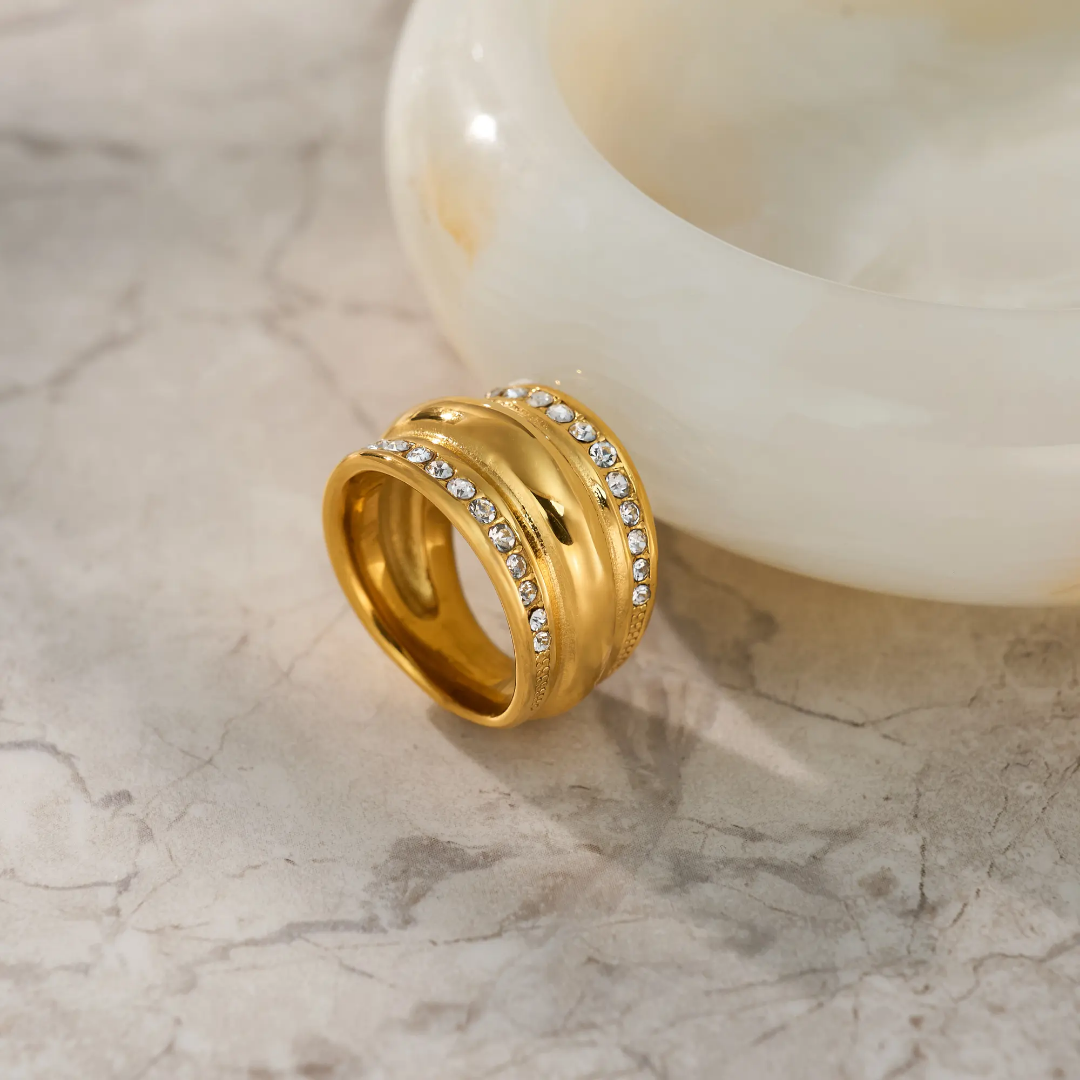 Oliver Bold Gold Ring✨❤️