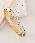 Ahana Leaf Dual Colour Cuff