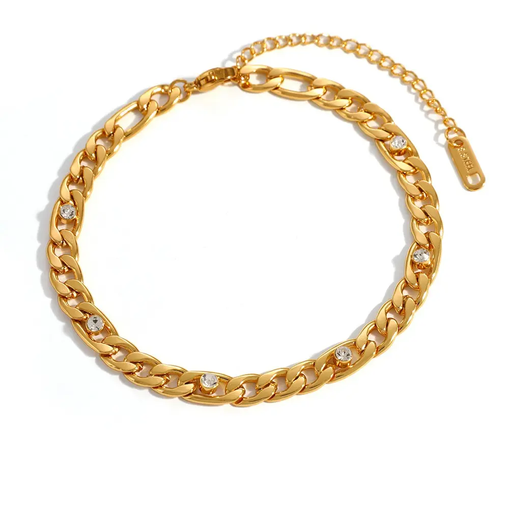 Kevin Mini Linked Diamond Bracelet