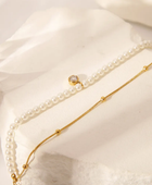 Xavi Pearl Layered Necklace✨