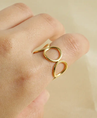 Circle Hollow Gold Ring
