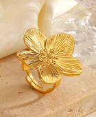 Bugina Big Flower Rings✨
