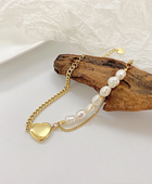 Pivia Heart Pearl Bracelet
