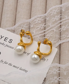 Sushi Pearl Gold Earrings