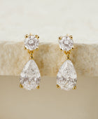 Oshi Drop Diamond Studs