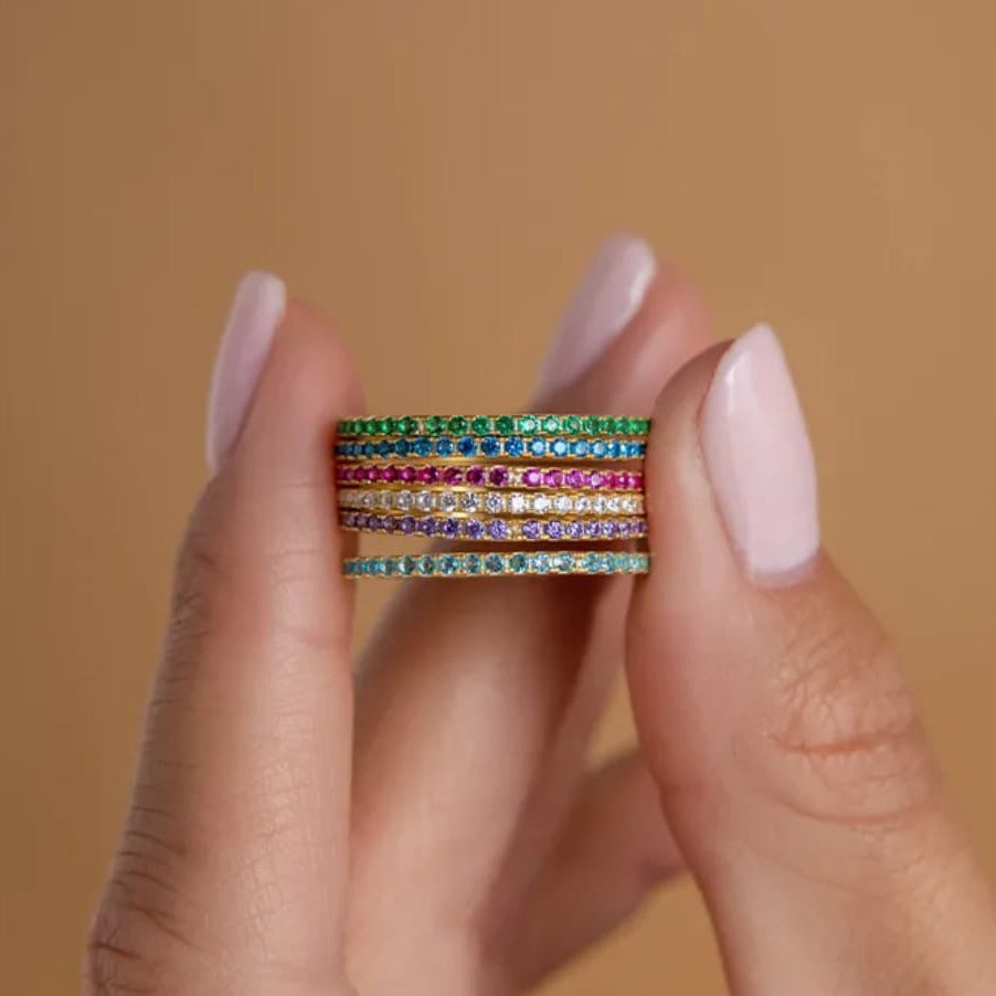 Eternity Diamond Gold Bands