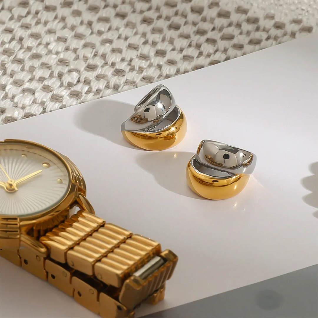 Yva Dual Colour Earcuff