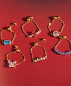 Helia Chain Cute Diamond Rings