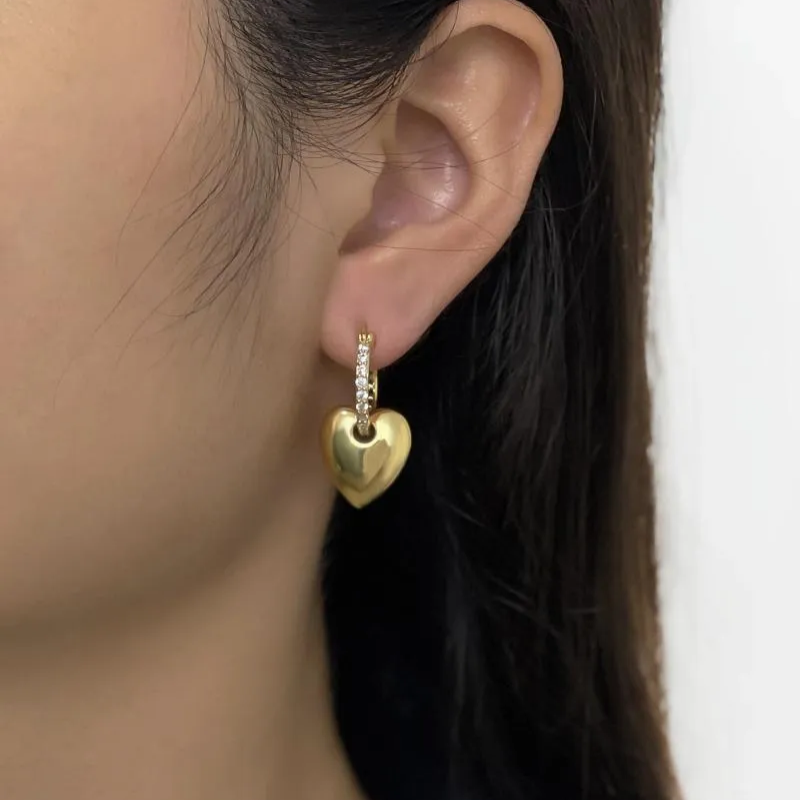 Dopina Diamond Heart Earrings✨