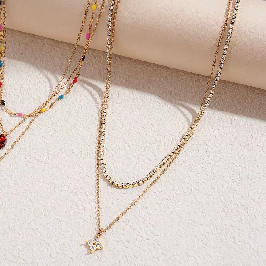 Cristina Layered Diamond Necklace