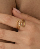 Cuvi Curve Gold Ring