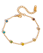 Meoni Multicolour Dainty Bracelet