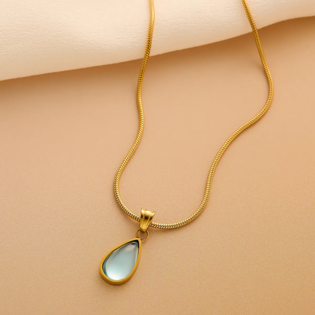 Magical Blue Stone Necklace