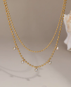 Mahira Layered Drop Necklace
