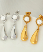 Crusli Pearl Hanging Earrings